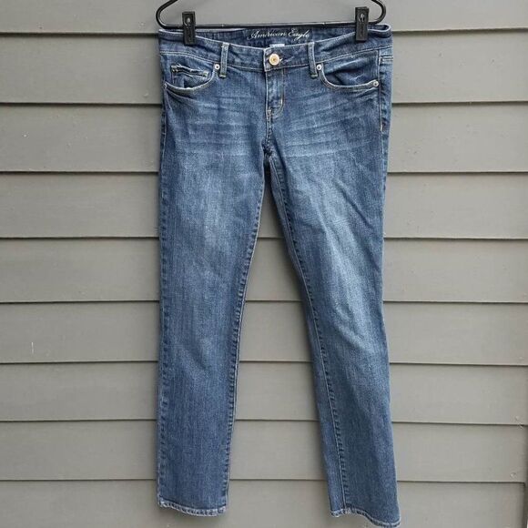 American Eagle Stretch Skinny Jeans Size 4 - Picture 1 of 9
